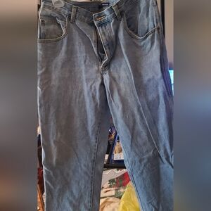 VINTAGE Men's Basic Editions Light Blue Jeans